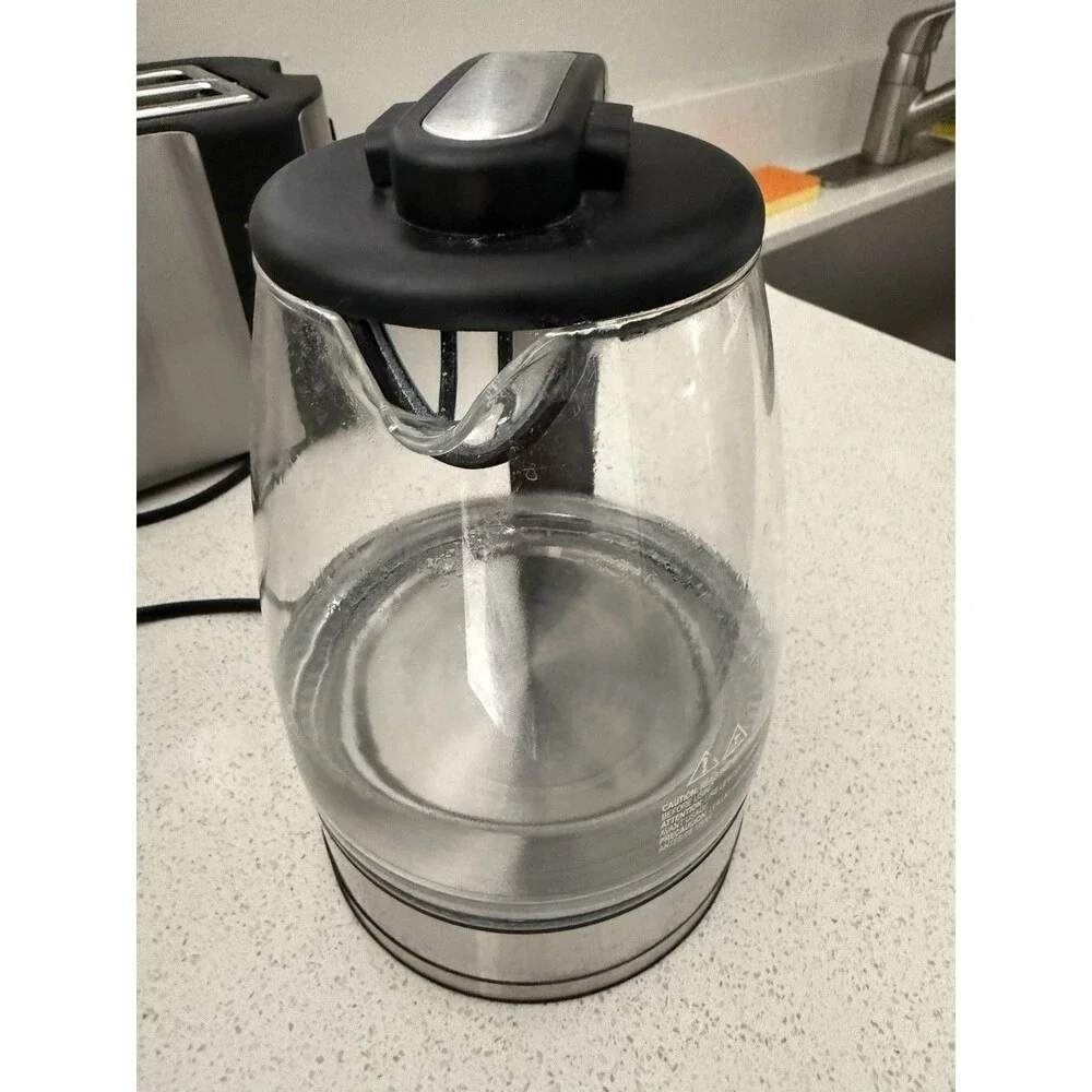 Hamilton Beach Glass Electric Tea Kettle Water Boiler 1.7L 1500 Watts 40869G